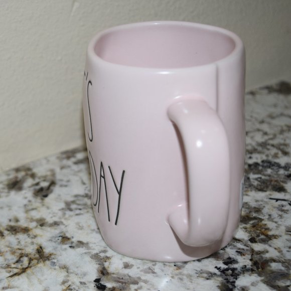 NEW RAE DUNN Artisan by Magneta BIRTHDAY It's My Day Ceramic Coffee Mug Cup Pink - Picture 4 of 9